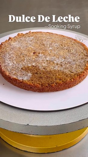 ‼️Dulce De Leche Soaking Syrup‼️ We do not just soak our cakes in simple syrup only. It’s one chance to infuse Flavour’s in your cakes. So do not miss it. Sharing a new soaking syrup recipe below 👇 We made a Dulce De Leche Praline cake today and the soaking syrup had to be special 😋 Sharing the correct way of preparing soaking syrup for this flavour ✅ Try this recipe and let us know how you like it! ❤️❤️ Recipe: 1. Milk : 1 cup 2. Toffee : 1 tbsp 3. Essence 🔶Method: Take 1 cup of milk and boi