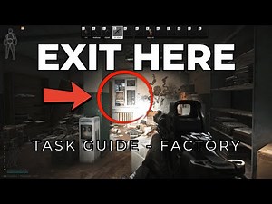 Exit Here Task Guide UPDATED 1.0 - Factory - Escape from Tarkov #escapefromtarkov #tarkov