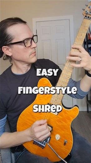 This two finger trick changed my shredding #guitar #technique #shorts
