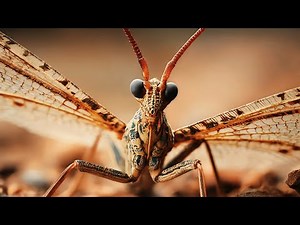 One of the Weakest Flying Insects on Earth | Adult Antlion Facts