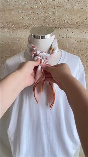 Turn a Simple T-Shirt Into a Chic Statement Outfit!#ChicFashion #ScarfStyling