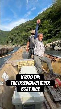 Hozugawa River Boat Ride 🛶 | #traveltips #japan #kyoto