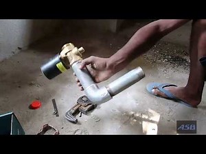 How to Install Toilet Flush Valve & Pan in bathroom.