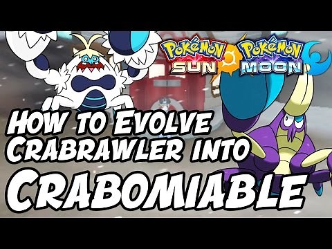 How to Evolve Crabrawler into Crabominable in Pokémon Sun and Moon