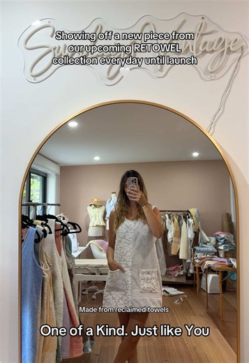 Our new RETOWEL Dresses and Playsuits launching MARCH 26th, 7pm🤍 Every RETOWEL piece is hand cut and sewn by me in my Melbourne home studio. Made from reclaimed towels, no two pieces are ever the same, making each piece ONE OF A KIND- JUST LIKE YOU 🤍 Sign up to our email list for early access - www.sundaysvintage.com.au #retowel #sundaysvintage #oneofakind #upcycledfashion #terrytowelling