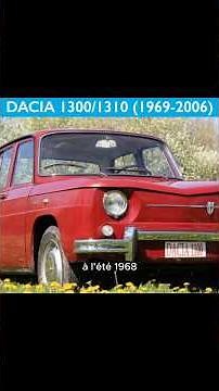 Let's talk a little about Dacia with the 1300/1310