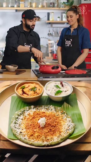 Your Food Lab on Instagram: "A quick and healthy Green Sprouts Dosa for breakfast, easy to prepare in just minutes! 🙌 – Sanjyot Keer X Nargis Fakhri"