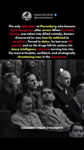Hermann Göring was the most dangerous man on trial #ww2 #history #shorts