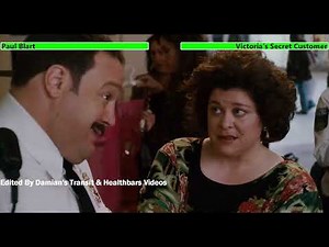 Paul Blart: Mall Cop (2009) Victoria's Secret Fight with healthbars