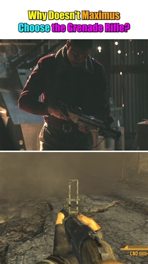 Why Doesn't Maximus Choose the Grenade Rifle? #Fallout #FalloutTVShow | Fallout TV Show
