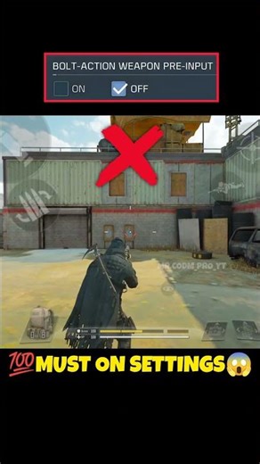 ✅ Must ON this Pro Setting in CODM BR😱🔥💯 Codmobile Tips and Tricks #shorts #codmbr #codmiphone