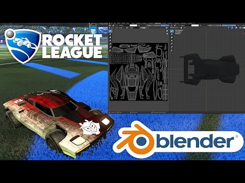 HOW TO: Blender set up for Rocket League cars | Custom Decals