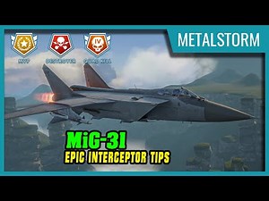 Metalstorm: Mig-31 aggressive flying guide (don't hit mountains!)