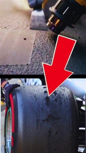 Holes In The Tires After The Race #f1 #f1pitstop | Race Line