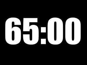 65 Minute Timer ⏱️ Countdown with Alarm