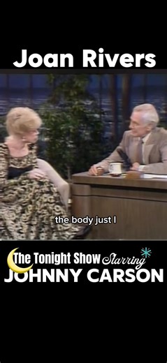 Joan Rivers talks aging with #johnnycarson #joanrivers #comedy #funny #jokes #comedylegend
