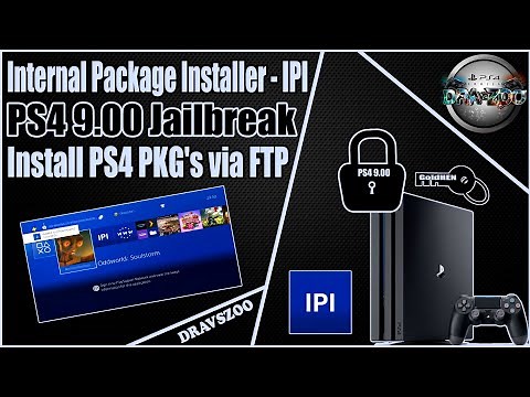 PS4 Internal Package Installer IPI | Install PS4 PKG's via FTP | PS4 9.00 or Lower!