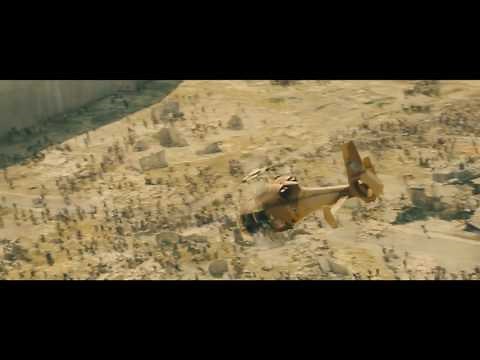 World War Z (2013) - All zombie waves - Only Action [1080p]