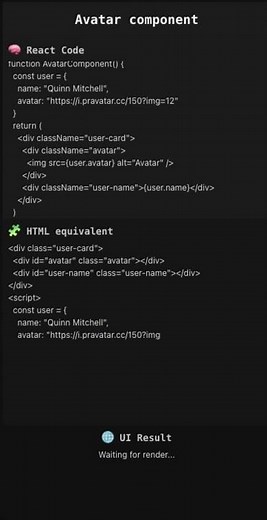 [Simple ReactJS] Avatar Component Explained in 20s
