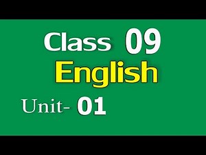English Class 09 : ETEA Test Preparation Series : English MCQs : ETEA Past papers: Unit - 01