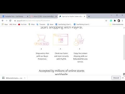 how to sign up in PayPal online transaction
