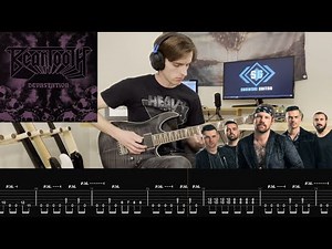 Beartooth - Devastation - Guitar Cover with SCREEN TABS [New Song 2021]