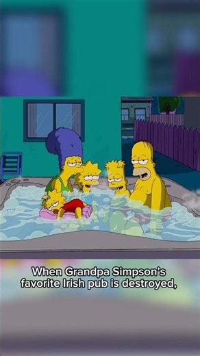 Homer's Hot Tub #thesimpsons #shorts