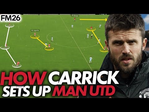 Michael Carrick's PERFECT Manchester United tactic in FM26