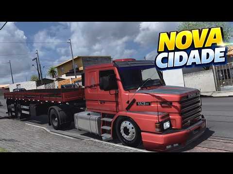 NOVA CIDADE COM SCANIA 113 RONCANDO ALTO! | ETS2 MODS BR