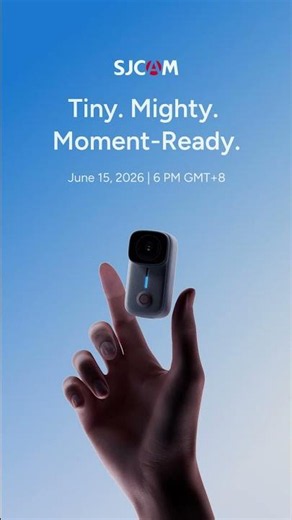 Make for Little Big Moments First clue?Thumb-sized. Shoots in 4K.