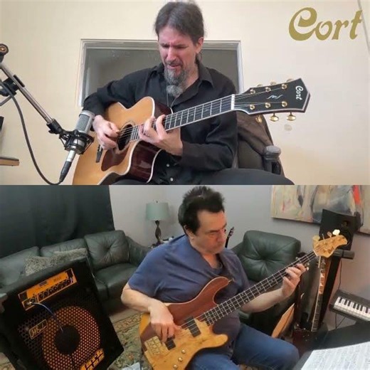 Jeff Berlin and Bumblefoot (Ron Thal) Demo for Cort