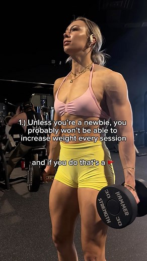 1.) Eventually, after a while of lifting your progress IS going to slow down. If I added 5lbs to my bench every session, I’d be benching 500lbs by the end of the year. When clients tell me that they are able to add weight every single session, I tend to wonder about compensation patterns, shortened range of motion, etc. Do you need to see progressive overload in order to help gauge that your program is working for you? Absolutely. But it is also not realistic to see it happening from week to wee