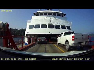 BC Ferry Horseshoe Bay and Langdale Terminal Loading Unloading
