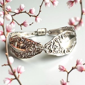 Vintage Silverware Spoon Bracelet: Handmade Silver Plated Jewelry - Etsy