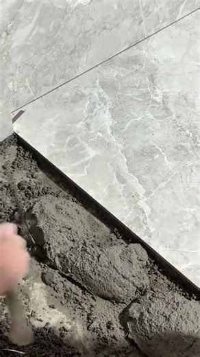 Apply the mixture and spread it evenly and quickly over all areas #construction #viralshorts