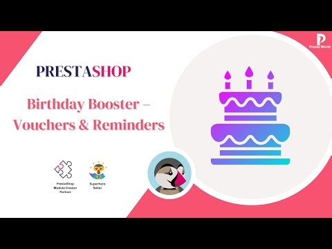 Birthday Booster – Vouchers & Reminders - PrestaShop module