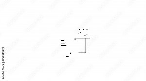 Create a web site. HTML, hypertext, work, online. Browser window with angle brackets ui ux text. Internet concept. web design, Motion design. Animated technology logo. Video 4K Stock Video