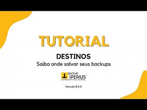 Iperius Backup - Tutorial: Destinos