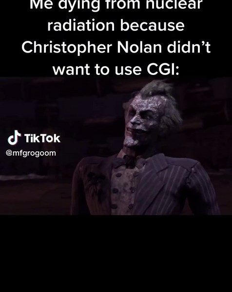 He’s a mad man #mfgrogoom #joker #oppenheimer #christophernolan #meme #filmtok #batman #batmanarkhamcity #foryou #fyp