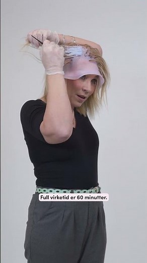Lag kalde lyse striper i håret 🌟 Farg håret hjemme