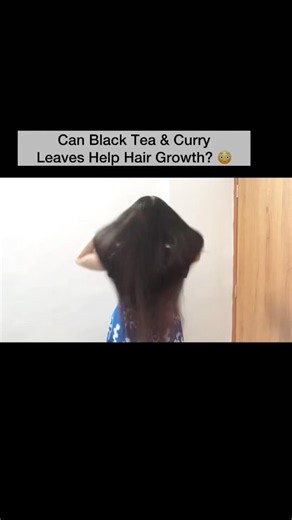 Black Tea & Curry Leaves Hair Rinse for Hair Growth: Does it Really Work? #shorts