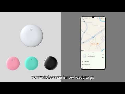 How to use Google android find my device wireless tag?