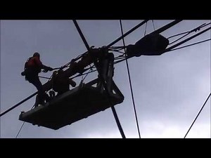 Aufziehen&Spannen der Tragseile