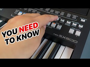 Yamaha PSR-SX600 - How to Set Up, Save Voice & Rhythms - The Essential Guide for Beginners