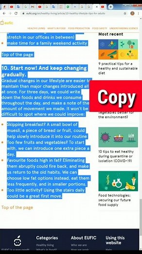 How to copy and paste internet into Microsoft Word #Shorts