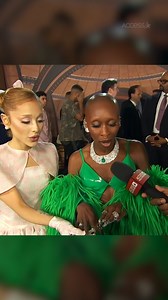 2.8M views · 20K reactions | #ArianaGrande out here making sure we get a close-up of #CynthiaErivo's nails  #WickedMovie | Access | Facebook
