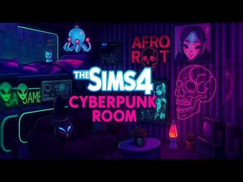 I Went TOO FAR with Sims 4 CC Again 30 Add-ons That Built My Cyber Room 👽 + Download Links! #sims4