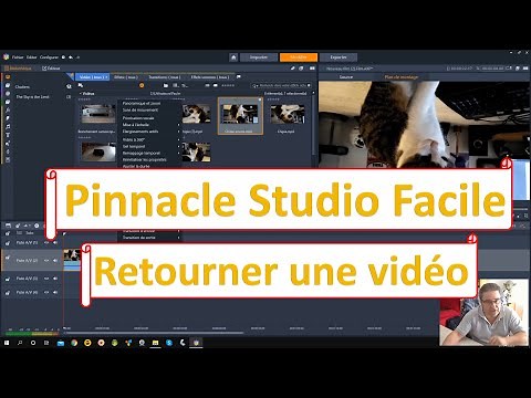Pinnacle Studio comment retourner une vidéo