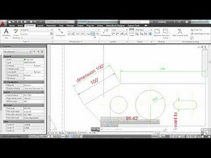 AutoCAD 2013 Tutorial | Advanced Dimension Operations part 2 | InfiniteSkills