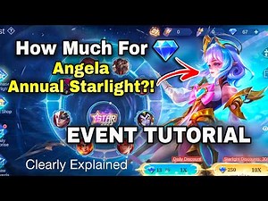 ANGELA ANNUAL STARLIGHT SKIN COST!💎EVENT TUTORIAL🌸